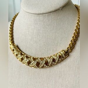 ✨ Vintage Swarovski Crystal Statement Necklace ✨